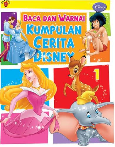Cover Buku Baca & Warnai Kumpulan Cerita Disney 1