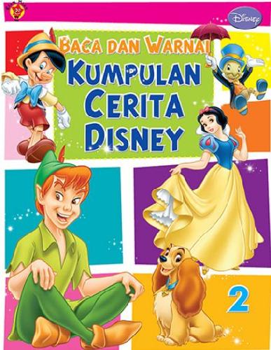 Cover Buku Baca & Warnai Kumpulan Cerita Disney 2