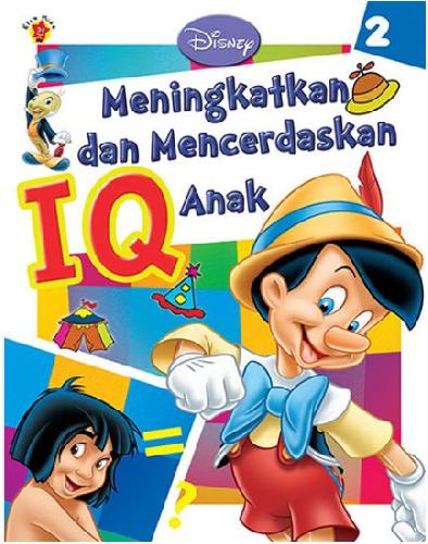 Cover Buku Meningkatkan & Mencerdaskan Iq Anak Disney 2