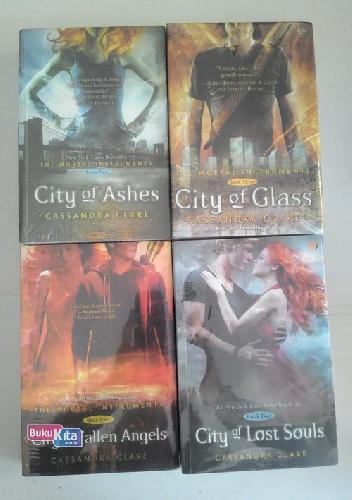 Cover Buku Paket superstar 3 (City of Ashes+City of Glass+City of Fallen Angels+City of Lost Souls)