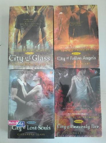 Cover Buku Paket superstar 3 (City of Glass+City of Fallen Angels+City of Heavenly Fire+City of Lost Souls)