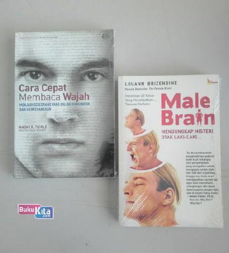 Cover Buku Paket superstar 1 (Cara Cepat Membaca+Male Brain)