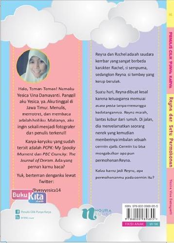 Cover Belakang Buku Pcpk : Reyna & Satu Permohonan