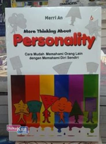 Cover Buku More Thinking About Personality