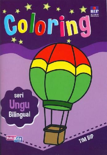 Cover Buku Coloring Seri Ungu Bilingual