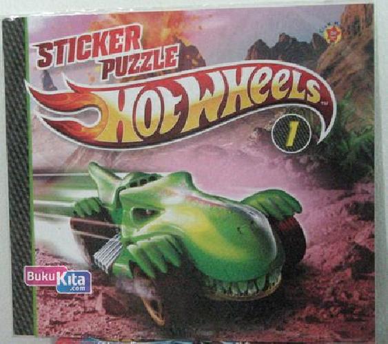 Cover Buku Sticker Puzzle Hot Wheels 01