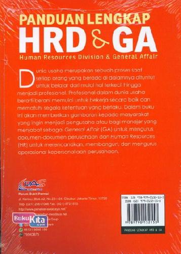 Cover Belakang Buku Panduan Lengkap Hrd&Ga+Cd