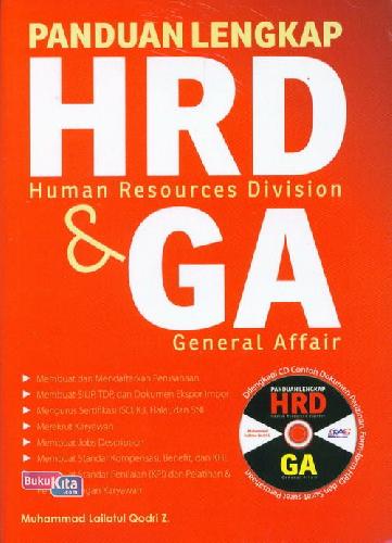 Cover Buku Panduan Lengkap Hrd&Ga+Cd