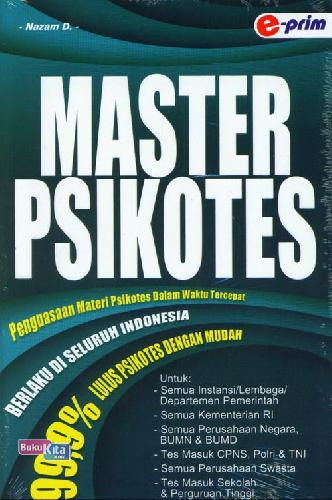 Cover Buku Master Psikotes