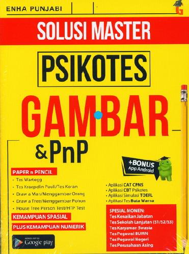 Cover Buku Solusi Master Psikotes Gambar&Pnp