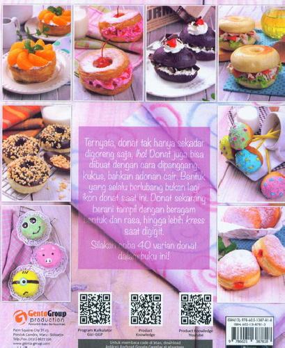 Cover Belakang Buku 5 In 1 Homemade Donut