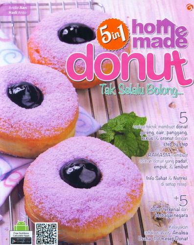 Cover Buku 5 In 1 Homemade Donut
