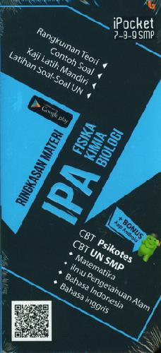 Cover Buku I Pocket Ringkasan Materi Ipa 7-8-9 Smp