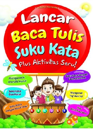 Cover Buku Lancar Baca Tulis Suku Kata Plus Aktivitas Seru!