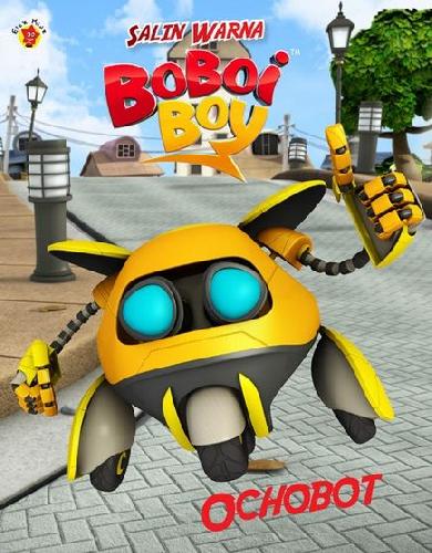 Cover Buku Salin Warna Boboiboy : Ochobot