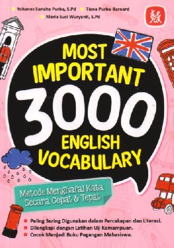 Cover Buku Most Important 3000 English Vocabulary