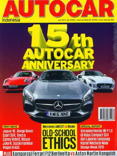 Cover Buku Majalah Autocar Indonesia Edisi 181 | Juni 2015