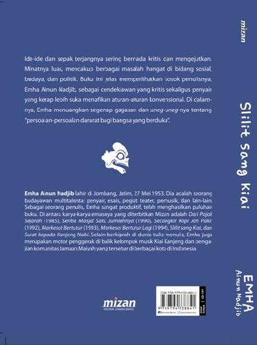 Cover Belakang Buku Slilit Sang Kiai ( New )