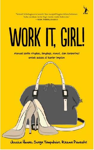 Cover Buku Work It Girl !