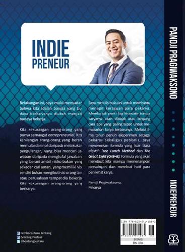 Cover Belakang Buku Indiepreneur