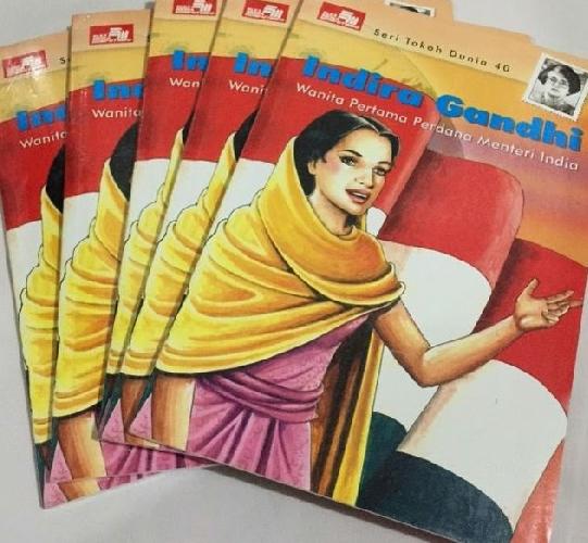Cover Buku Seri Tokoh Dunia 40 : Indira Gandhi