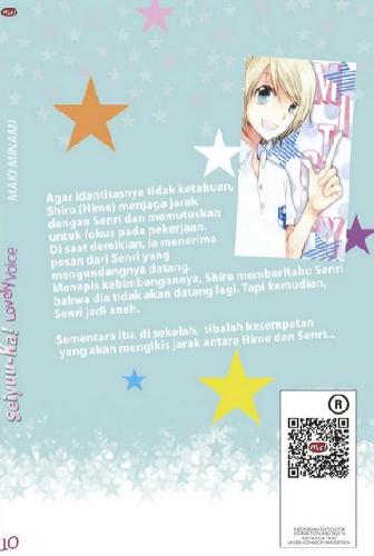 Cover Belakang Buku Seiyuu-Ka! Lovely Voice 10