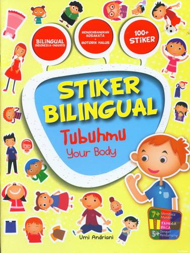 Cover Buku Stiker Bilingual Tubuhmu - Your Body