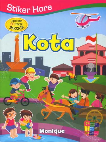 Cover Buku Stiker Hore : Kota