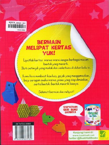 Cover Belakang Buku Origami For Kids 2