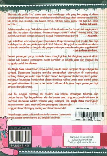 Cover Belakang Buku The Single Moms