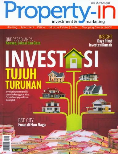 Cover Buku majalah Property-In Edisi Juni 2015