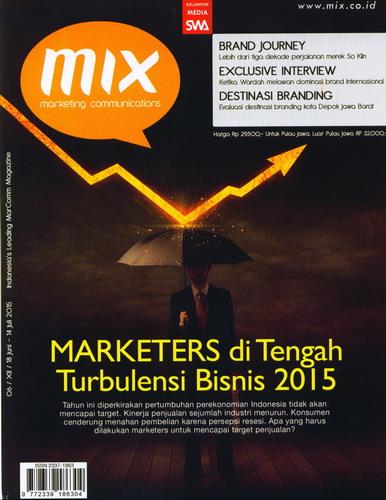 Cover Buku Majalah MIX Marketing Communications Edisi 06 | 18 Juni - 14 Juli 2015