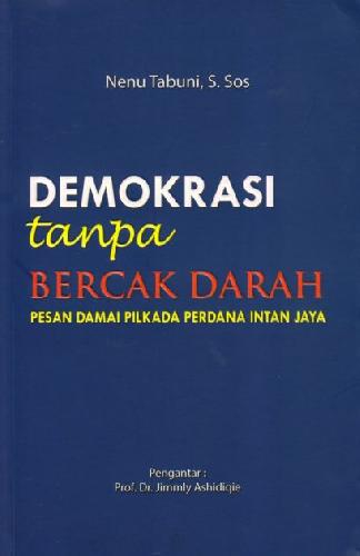 Cover Buku Demokrasi Tanpa Bercak Darah