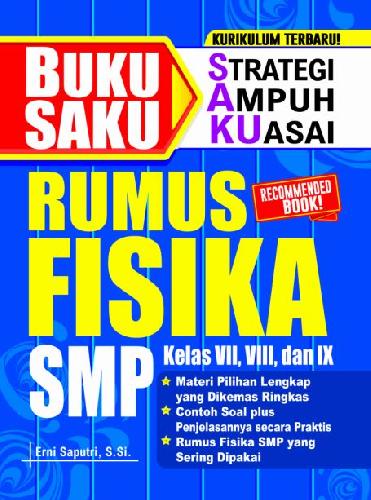 Cover Buku Buku Saku Rumus Fisika SMP