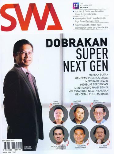 Cover Buku Majalah SWA Sembada No. 13 | 18-29 Juni 2015
