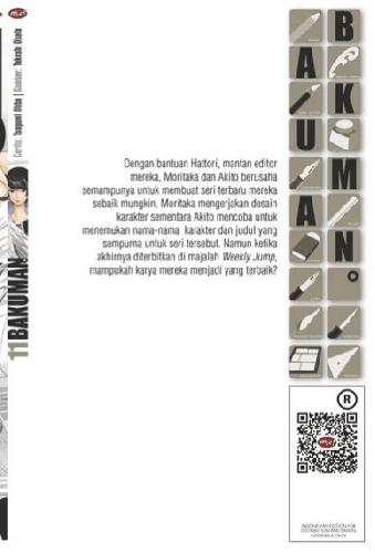 Cover Belakang Buku Bakuman 11