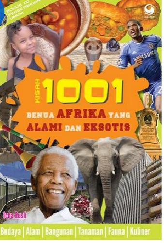 Cover Buku Kisah 1001 Benua Afrika Yang Alami & Eksotis + Cd