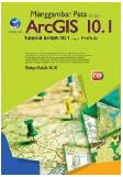 Cover Buku Menggambar Peta Dengan ArcGIS 10.1, Tutorial ArcGIS Untuk Pemula+cd