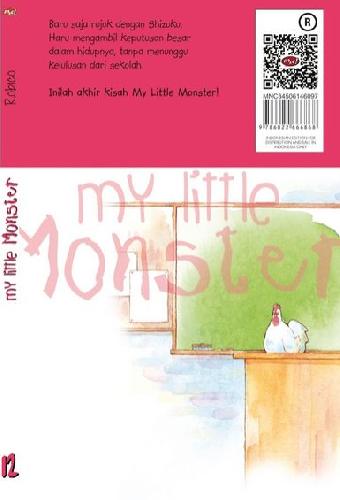 Cover Belakang Buku My Little Monster 12