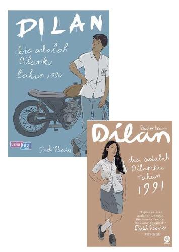 Cover Buku Paket Dilan 1+2