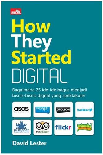 Cover Buku How They Started Digital
