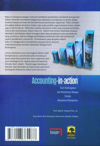 Cover Belakang Buku Accounting-in-action : Teori Kontingensi dan Relativitas Budaya Sistem Akuntansi Manajemen