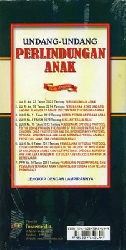 Cover Belakang Buku Undang-Undang Perlindungan Anak Edisi Lengkap