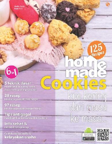 Cover Buku 125 Recipes Home Made Cookies Dari Masa Ke Masa
