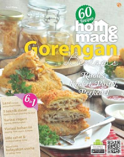 Cover Buku 60 Recipes Home Made Gorengan Berlapis