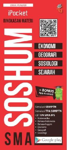 Cover Buku I POCKET SMA RINGKASAN MATERI SOSHUM ( EKONOMI, GEOGRAFI, SOSIOLOGI, SEJARAH )
