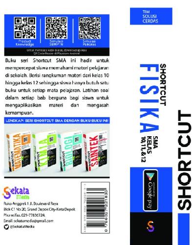 Cover Belakang Buku SHORCUT FISIKA SMA KELAS 10,11,12