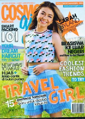 Cover Buku Majalah Cosmo Girl Edisi 166 | Juli 2015