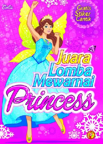 Cover Buku Juara Lomba Mewarnai Princess