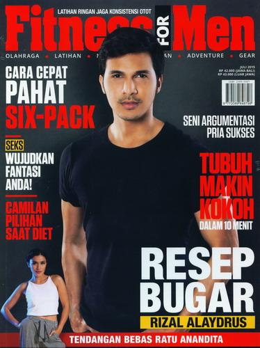 Cover Buku Majalah Fitness For Men Edisi Juli 2015